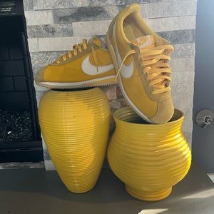 Nike Cortez Classic (2015) Nylon Yellow (rare color way), size 9.5w